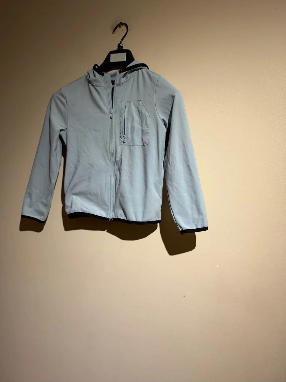 Boys Cozy Tech Zip Up Hoodie - Gray
